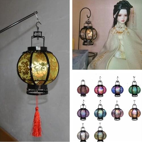 1/4 1/3 Scale BJD SD Ancient Costume Doll Accessories China Japan Korea 23CM Retro Portable Lantern Model for MSD SD13 C0753