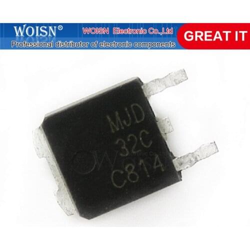 5PCS MJD122G J122G MJD127T4G J127G MJD32C J32C J32CG MJD41CG J41CG 44H11G 4H11G 45H11G 5H11G MJD47T4G MJD47 J47G TO-252