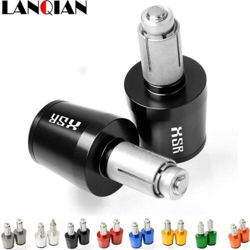 Motorcycle CNC Aluminum Handle Bar End Grips Cap Caps Plug Slider For Yamaha XSR 700 ABS XSR 900 XSR900 XSR700 2016 2017 2018