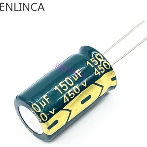 30pcs/lot RA03 450V 150UF size 18*30MM high frequency low impedance 400V150UF aluminum electrolytic capacitor size 20