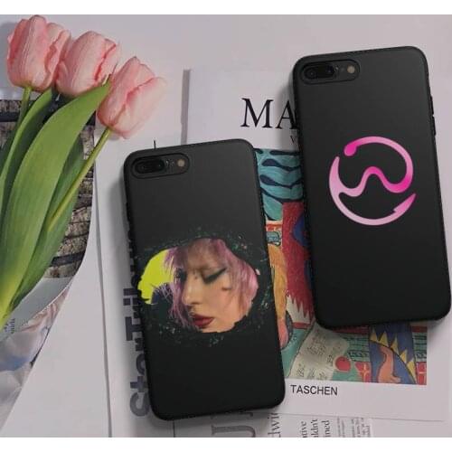 Chromatica Lady Gaga Black Phone Case Shell Cover For Iphone 6 6s 7 8 Plus Xr X Xs 11 12 13 Mini Pro Max