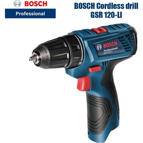 Bosch Electric Drill GSR120-LI 12V Rechargeable Hand Electric Drill Household Electric Screwdriver (Bosch Original Bare Metal)