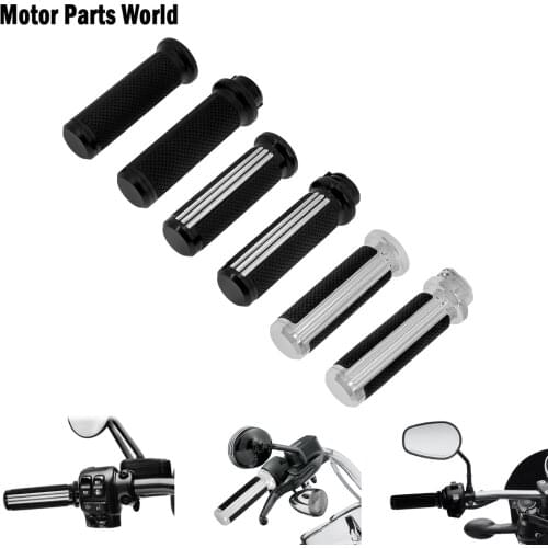 Motorcycle 2PCS 1'' 25mm Hand Grip Handle Bar Grips For Harley Sportster XL 1200 883 XR Touring Street Glide Dyna Softail VRSC