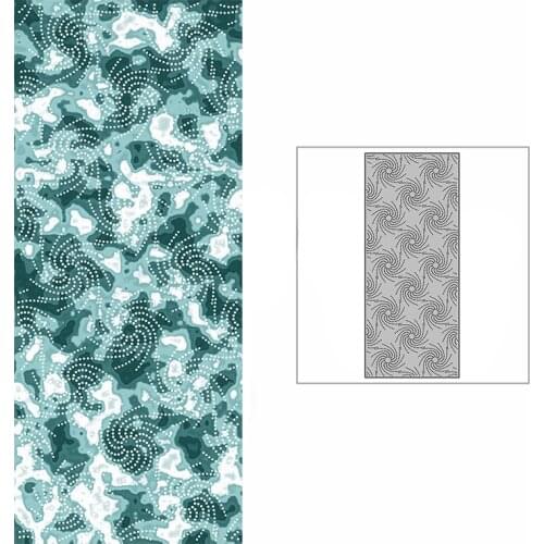 New Slim Cosmic Swirl Background Plate Paper Craft Embossing Mold 2021 Metal Cutting Dies for DIY Scrapbooking Album Card Making