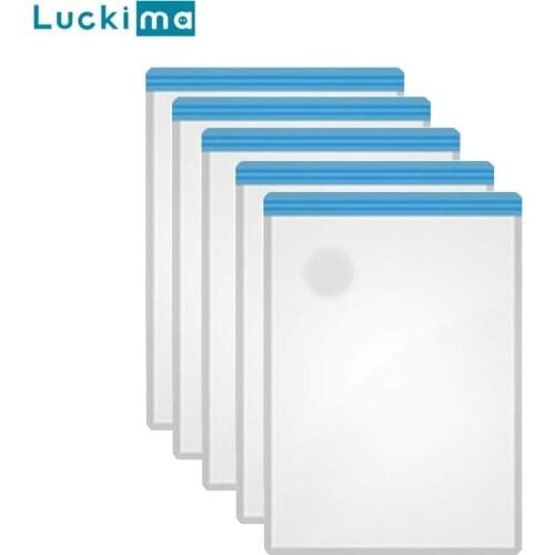 New Portable Vacuum Storage Bag for Clothes Blanket Compressed Saving Space Seal Packet Clothing Compression Bags Organizer