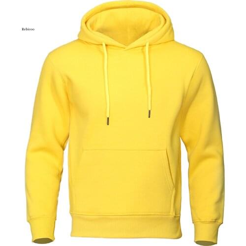 Pure Color Mens Hoodies Street Fashion Autumn Winter Sweatshirt Hot Sale Hoodie Casual Hip Hop Sweatshirt Fleece New Tracksuit