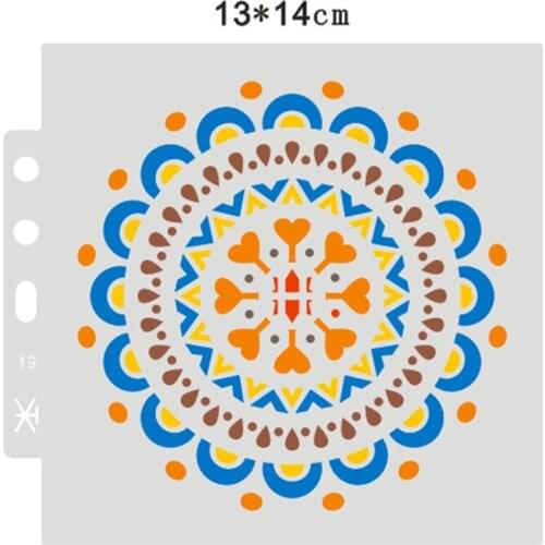 Wholesale wreath shield DIY cake scrapbook stencils hollow Embellishments printing lace ruler Valentines Day