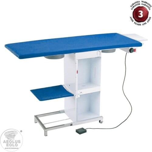 Professional Ironing Heated Vacuum Rectangular Table Powerful Ironing System Warranty 3 Years TS10