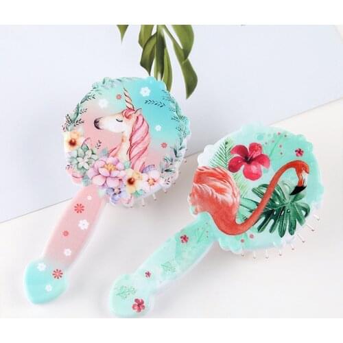 ROUFEI Cartoon Airbag Childlike Comb hairdressing Haircare Massage Styling Hair Brush Women For Girls&Doll Play Hot Comb Barber