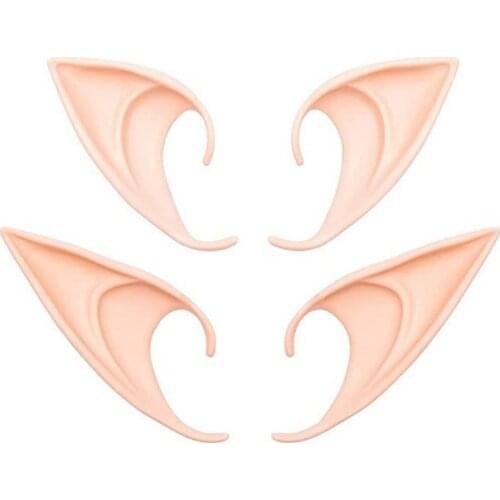 Mysterious Angel Elf Ears Latex Ears for Fairy Cosplay Costume Accessories Halloween Decoration Photo Props Adult Kids Toys