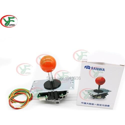 Janpan Original JLF-TP-8YT Sanwa Joystick With 5 Pin Cable for Arcade Jamma Game 12 colors available