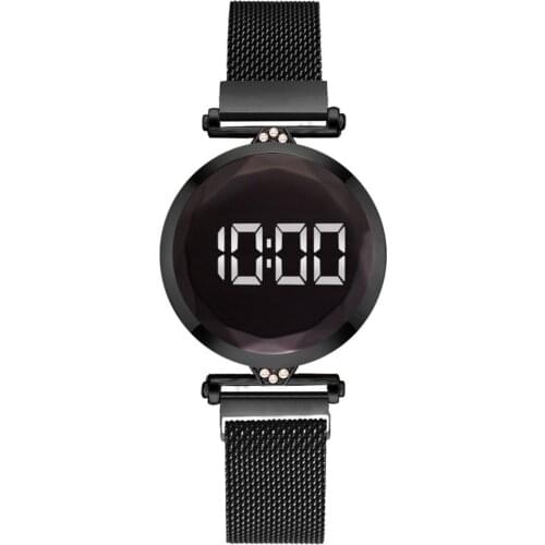 Women Watch Fashion Wild Starry Sky Numeral Milan Magnet Buckle Luxury Fashion Ladies Geometric Roman Numeral Digital Watch 2020