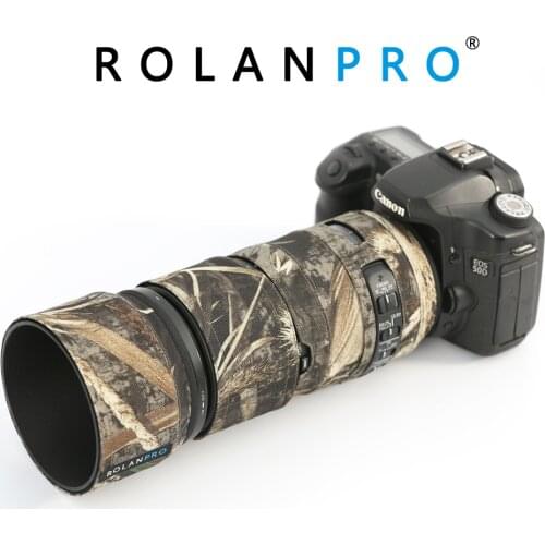ROLANPRO Lens Camouflage Coat for SIGMA 100-400mm F5-6.3 OS HSM Contemporary Protective Sleeve Guns Protection Case Lens Cloth