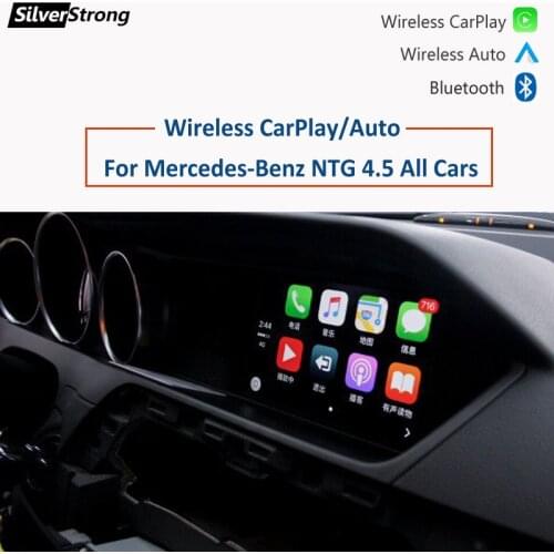 Wireless CarPlay for Mercedes Benz A180, B C E CLA GLA GLK ML SL NTG4.5,with Android Auto Mirror Link AirPlay Car Play Functions