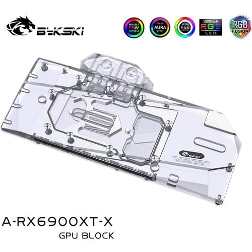 Bykski GPU Block for AMD Reference RX 6900XT with Backplate A-RX6900XT-X