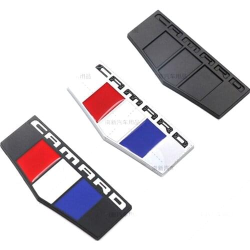 3D Metal CAMARO Logo Trunk Badge Emblem Decals Car Sticker for Chevrolet Chevy Camaro Cruze Bumblebee Auto Accessories Styling
