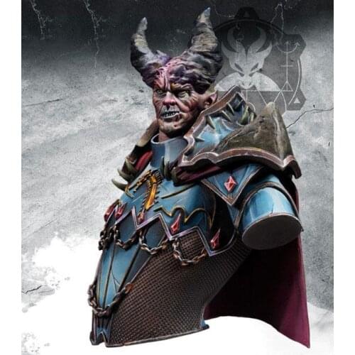 1/10 ancient warrior bust Resin figure Model kits Miniature gk Unassembly Unpainted