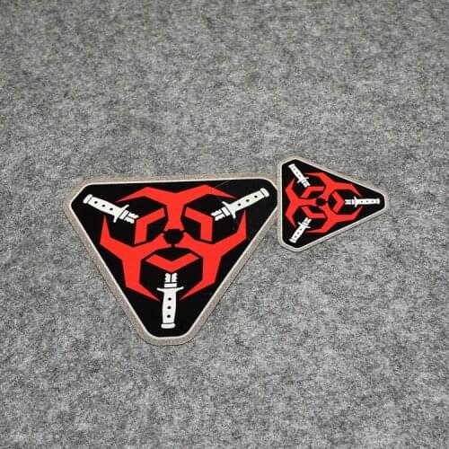 NO.S237 GalonDeco Creative Motorcycle Reflective Sticker Explosive Reaction HOOAH METER Popular Car Sticker