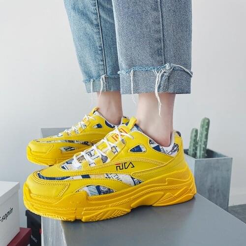 Mens Vulcanized Shoes New Men Chunky Sneakers Lace-up Platform Men Sneakers Stylish Breathable Adult Male Tenis Footwear