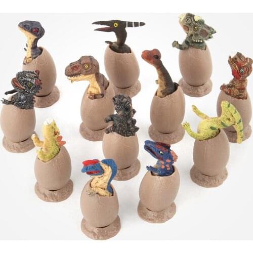 Mini Hatching Dinosaur Egg Growing Dinosaur Baby Action Figure Model Kids Toys
