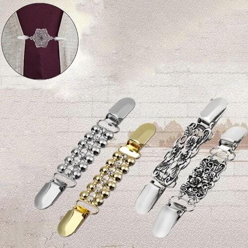 Trendy Sweater Clip Gold Silver Color Plating Duckbill Buckle Clothing Decoration Jewelry Accessories Classic Cardigan Fasteners