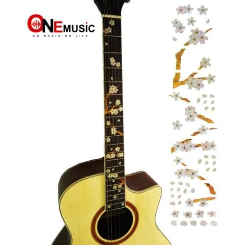 Plum Blossom Shape Guitar Bass Fret Sticker DIY Sticker on Guitar neck