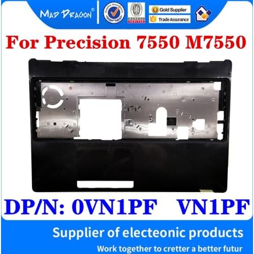 New original Palmrest Upper Case Keyboard Bezel Cover Black C shell For Dell Precision 7550 M7550 Laptops DP/N: 0VN1PF VN1PF