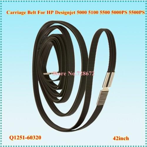 New 42inch Q1251-60320 Q1251-60144 C6090-60072 Compatible Plotter Carriage Belt For HP designjet 5000 5000ps 5000U 5500 Plotter