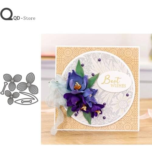 New Cutting Dies Flower Stamps Dies Scrapbooking Mold Cut Handmade Tools DIY Greeting Card Craft Decoration 2021 New Metal Dies