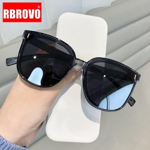 RBROVO Oversized Sunglasses Women Retro Square Women Sun Glasses 2021 Fashion Brand Designer Sunglasser Classic Gafas De Mujer