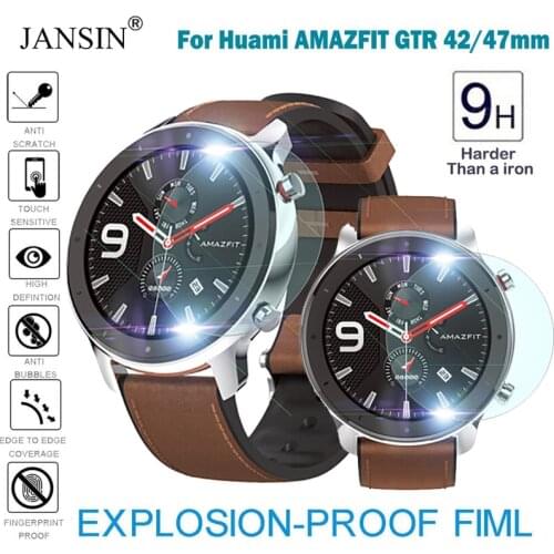 Tempered Glass Film For Xiaomi Huami Amazfit GTR 42mm 47mm SmartWatch Screen Protector For Amazfit GTR 47mm 42mm Protective Film