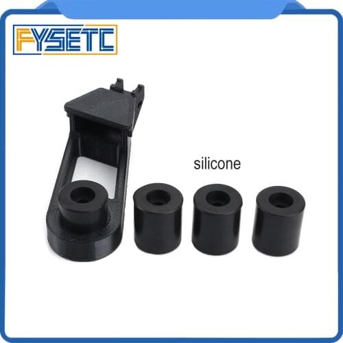 Silicone Solid Spacer With Y axis Wire Retrain CR-10 Solid Bed Mount Strain Relief Bracket For CR-10/CR10S/CR-X Ender-3