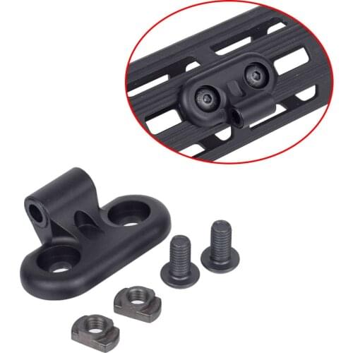 Universal M340 M640 45 Degree Offset Optic Scout Light Mount Suitable For Mlok Keymod Rails Handguard Hunting Accessories