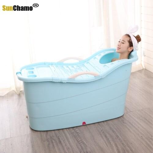 Bath Tub Bath Tub Extra-large Adult Bath Tub Child Bath Tub Thicken Bath Tub Bath Tub Household Insulation Plastic Bath with Lid