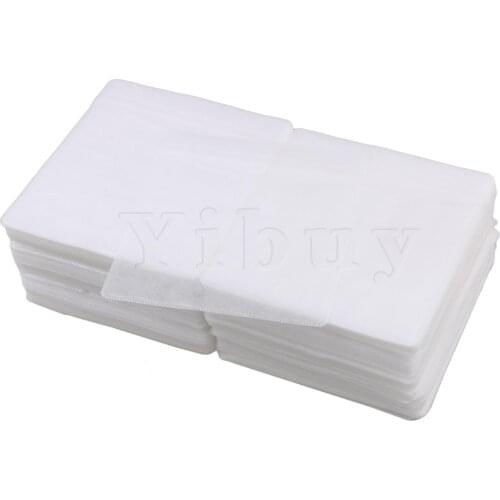 Yibuy14x13cm White Plastic OPP Double-sided CD DVD Holder Sleeves Set of 500