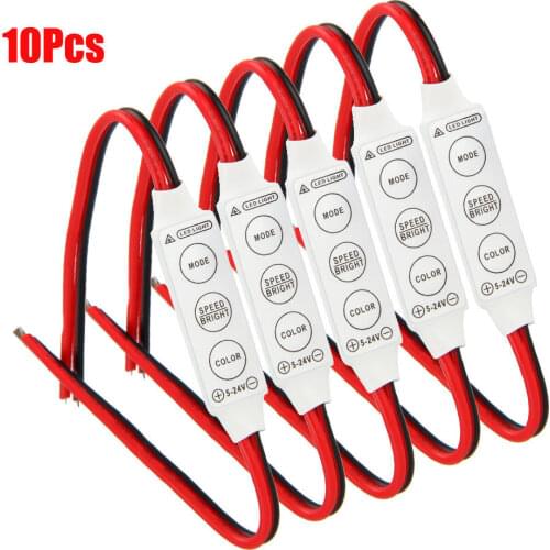 10PCS/lots 12V Wired Control Module Strobe Flash For Car Household LED Strip/Bulb