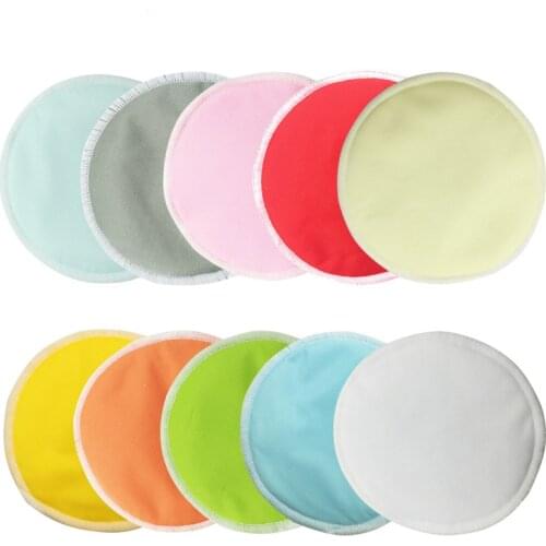 2019 Mom Bamboo Breast Nursing Pads Waterproof Washable Feeding Reusable 3 Layers Breast Pads