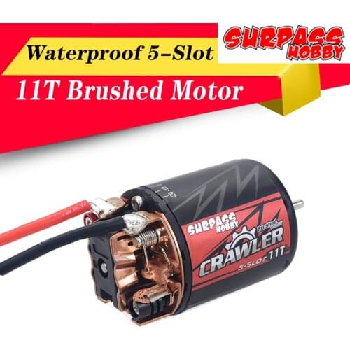 540 11T 13T 16T 20T Brushed Motor Waterproof 5-Slot for TRAXXAS Tamiya Redcat Kyosho WLtoys 1/10 RC Crawler Car