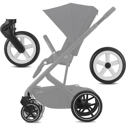 Stroller Wheels For Cybex Mios Eezy S/S+/Twist Priam 2019 Bailos S Trolley Compatible Front And Back Wheel Baby Cart Accessories