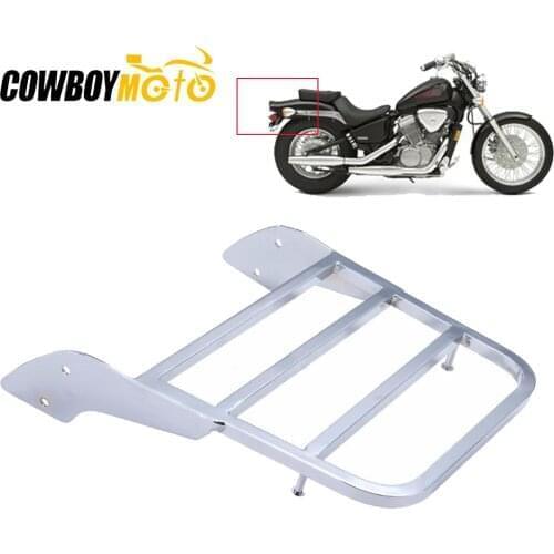 Motorcycle Rear Sissy Bar Luggage Rack For Honda Shadow Steed VLX 600 VLX600 1999-2007 2000 2001 2002 2003 2004 2005 2006