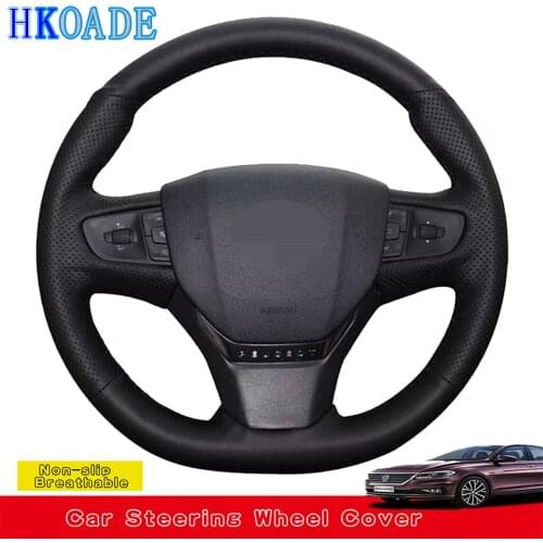Steering Wheel Covers Artificial Leather For Citroen C3 C3-XR 2015-2019 C4 2016-2019 Peugeot 408 2014-2019 Traveller 2016-2019