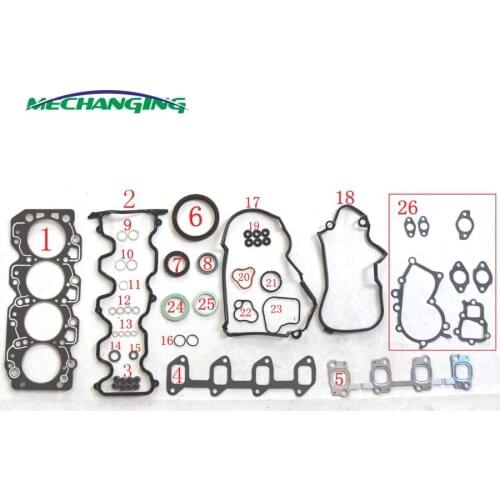 For TOYOTA COROLLA Hatchback LITEACE 1C Full Set Auto Parts Automotive Spare Parts Engine Gasket 041111-64010 50030300