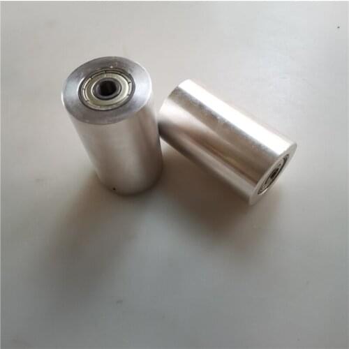 30x50mm Double Bearing Driving Wheel Belt Sander Conveyor Guide Wheel With Hole 5mm/6mm/8mm