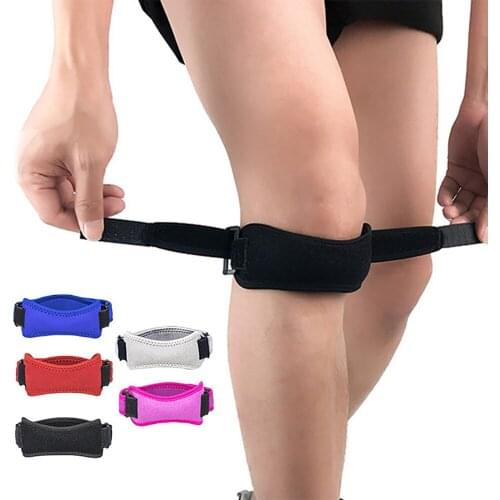 Outdoor Sports Knee Pads Joint Patella Silicone Compression Protector Gym Soccer Basketball Volleyball Motion Knee Maecenas