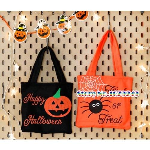 19.5*18cm Non woven bag, Halloween Candy Bag, Candy Cookie gift Halloween Kids Party Favors bags100pcs/lot