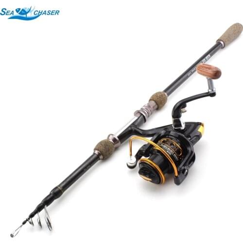 NEW 2.1m2.4m 2.7m Multifunction Fishing Tackle set Carbon Spinning telescopic fishing rod and Spinning Reels Promotion