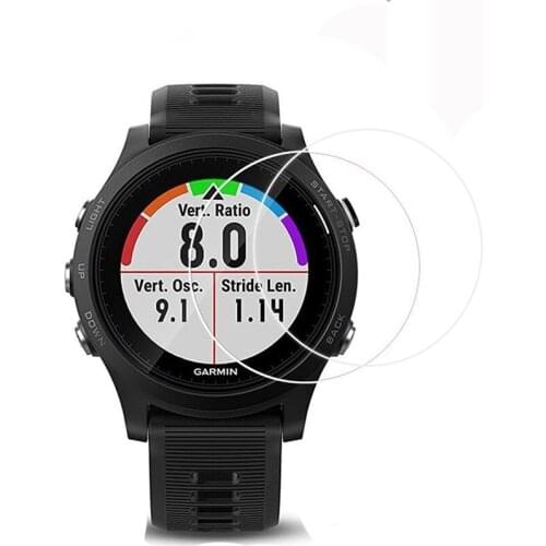 For Garmin Forerunner 935 0.3mm 2.5D 9H Clear Tempered Glass Screen Protector Smartwatch Film Scratch Resistant for Garmin