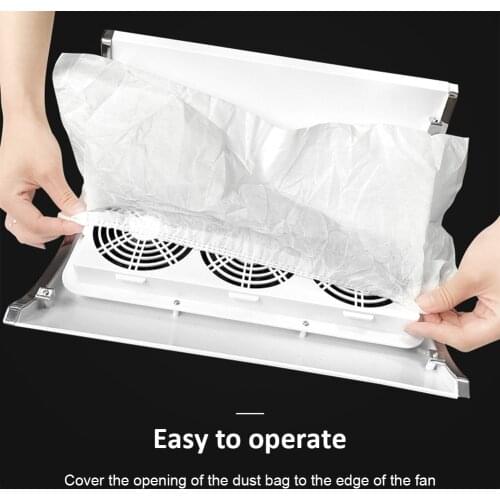 10pcs Nail Dust Bag Manicure Gel Polish Vacuum Cleaner Replacement Bags for Manicure Gel Dust Collector Nail Art Tool