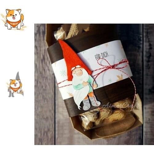 Christmas Elf Metal Cutting Dies Scrapbooking Stencil DIY Decorative Craft Embossing Die Cuts Card Making New Dies For 2019