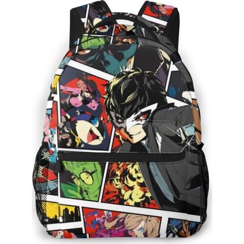 Joker Persona 5 Phantom Thieves Of Hearts Backpack for Girls Boys Travel RucksackBackpacks for Teenage school bag